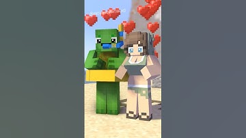 Mikey and Turtle Girl are Arguing - MAIZEN Minecraft Animation #shorts