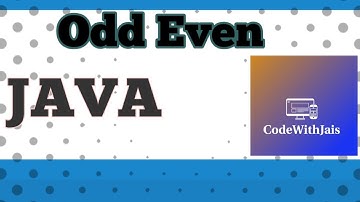 Odd Even | JAVA  | CodeWithJais | Eclipse IDE