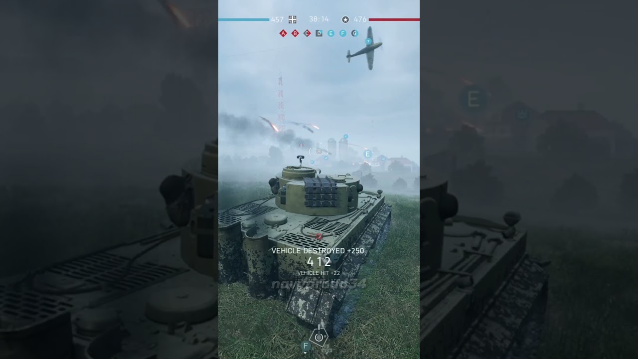 Sniping planes with a Tiger 1 - BFV