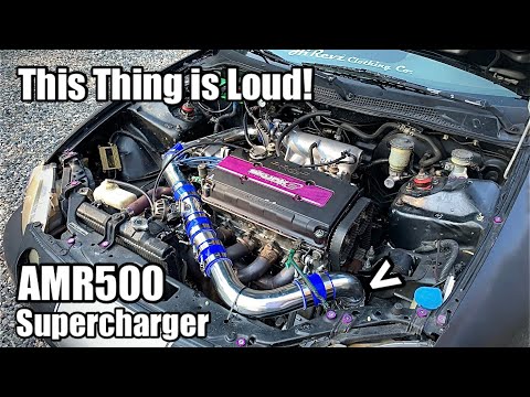 Listen to that Whine! - AMR500 Supercharger - ‘93 Honda del Sol B18C1 - Pt. 3
