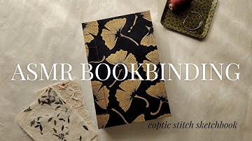 Bookbinding renews my hope and creativity ✦ ASMR coptic stitch process, no music, no talking