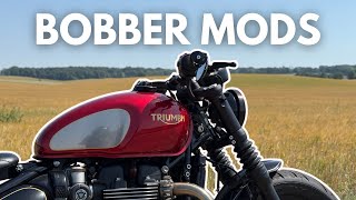 Triumph Bobber upgrades… but I also went back to stock