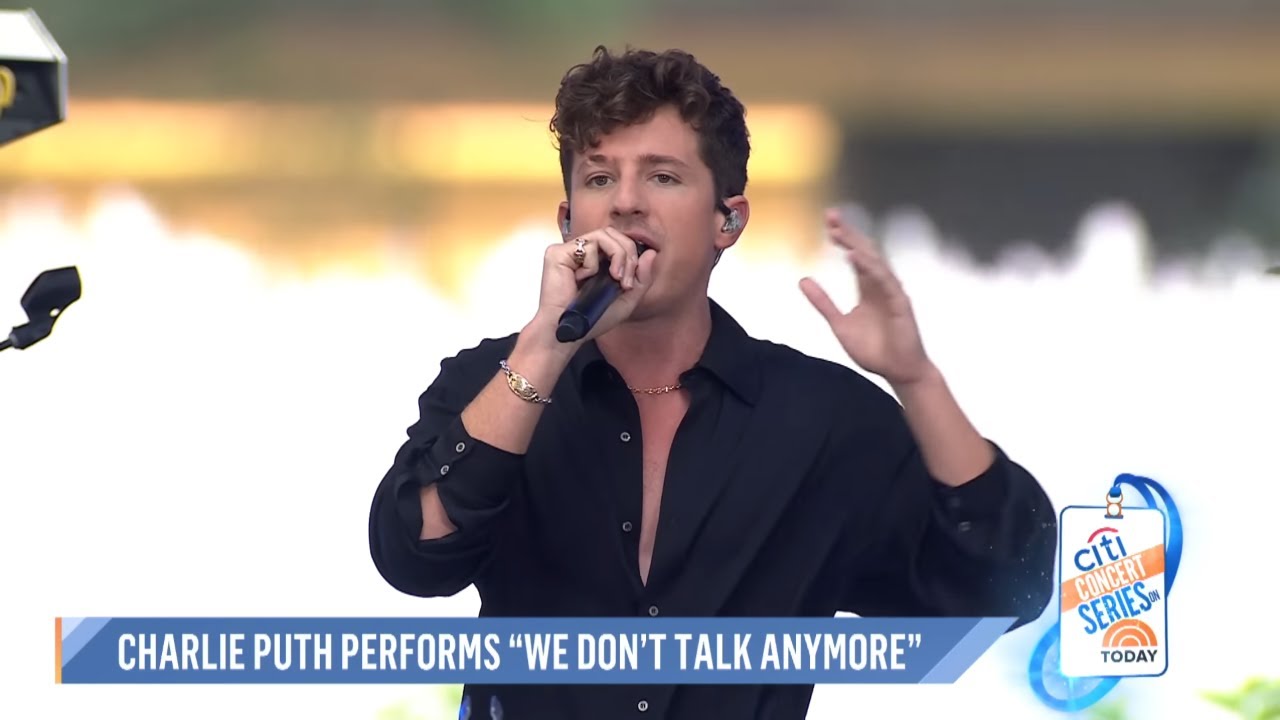 Charlie Puth   We Dont Talk Anymore Live from The TODAY Show