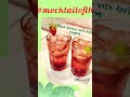 Mocktail  mixed berries apple sangria non alcohol