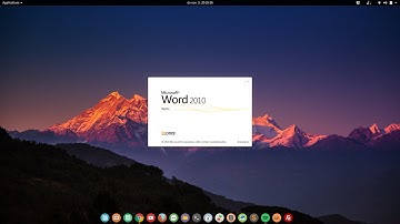 Microsoft Office 2010 on Linux using Wine