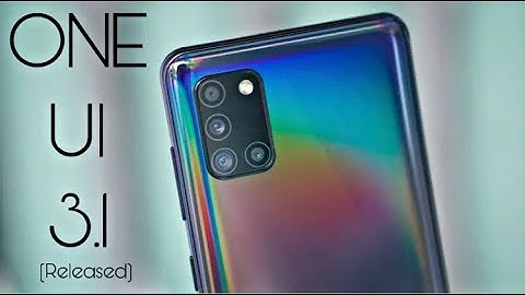 Samsung Galaxy A51 ONE UI 3.1 Official Update (RELEASED)