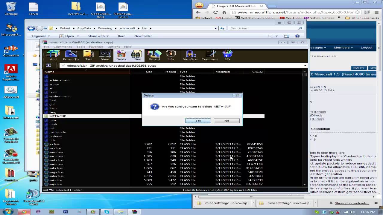 How to install: Minecraft Forge 1.5