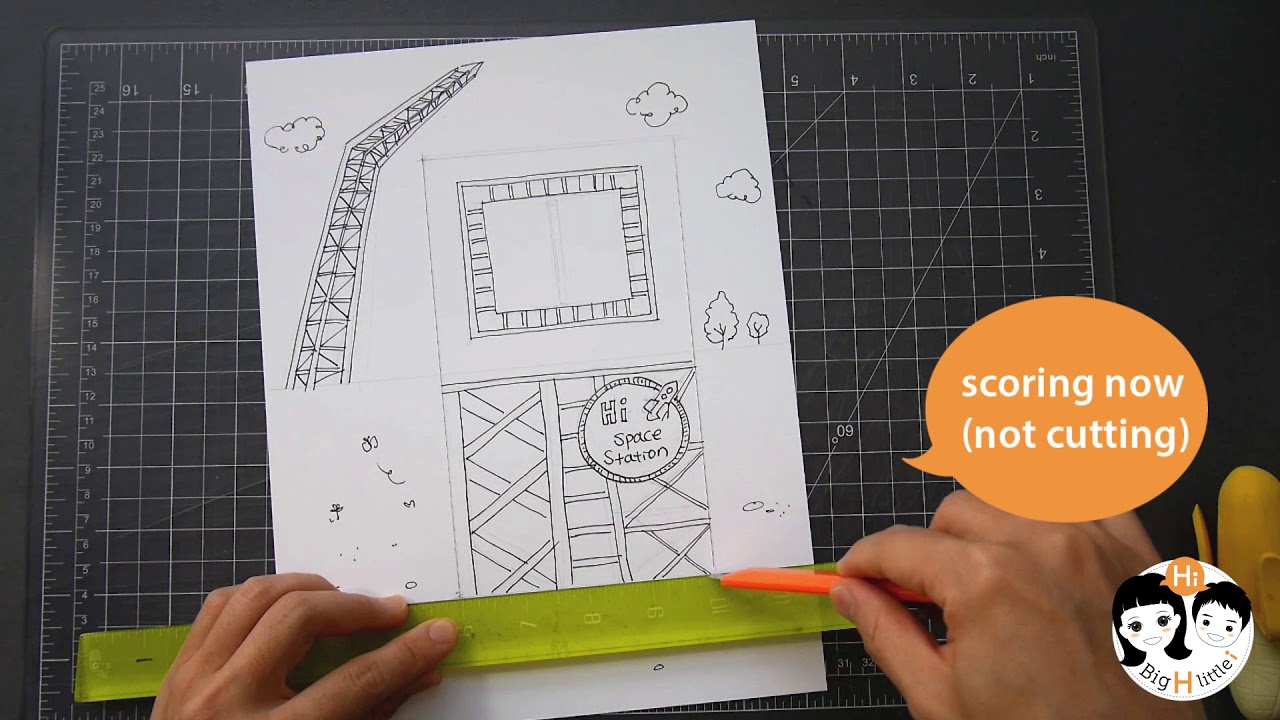 Fun Paper Craft for Kids a simple Cut and Fold rocket launcher YouTube