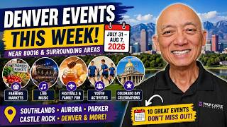 Denver Events This Week Southlands Aurora Parker Colorado Day July 31 August 7 2026