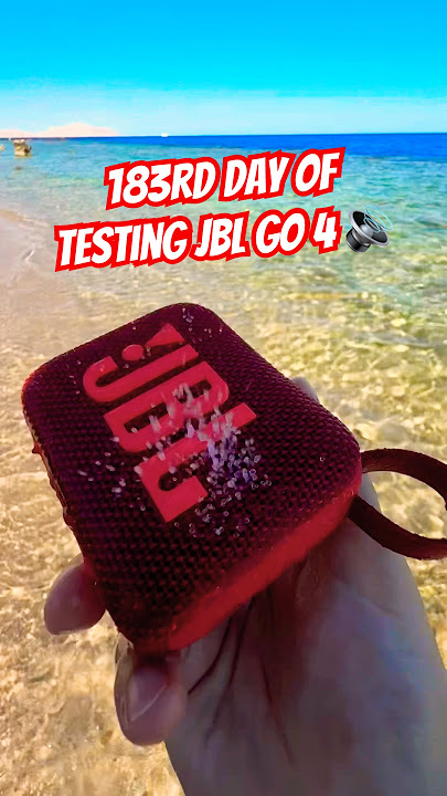 6 months later – JBL GO 4 still going 🔥