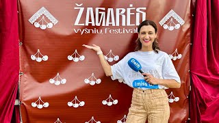 Švenčiam Vasarą Afrika Dvelkiantis Žagarės Vyšnių Festivalis