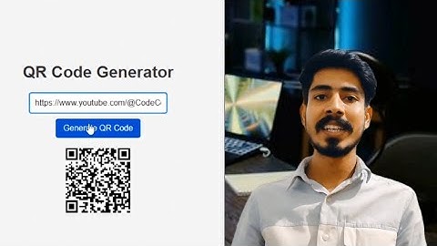 How to Create a QR Code Generator using HTML CSS and JavaScript