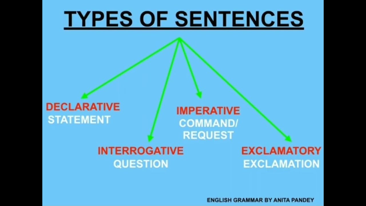 Types Of Sentences For Class 2 3 English Grammar For Kids KIDS TV 