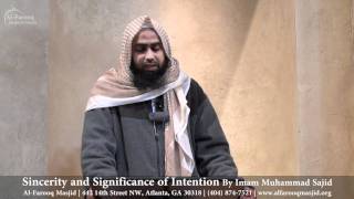 Sincerity and Significance of Intention