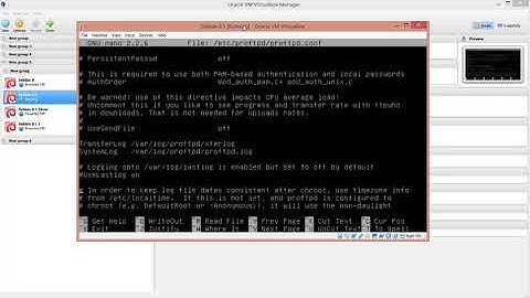 Konfigurasi FTP Server dan Remote Server Debian 8 di VirtualBox