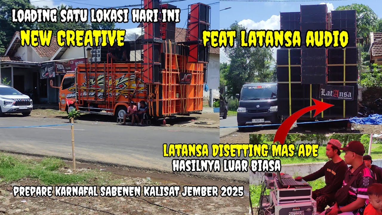 LATANSA DISETTING MAS ADE HASILNYA LUAR BIASA PREPARE KARNAFAL SABENEN KALISAT JEMBER 2025