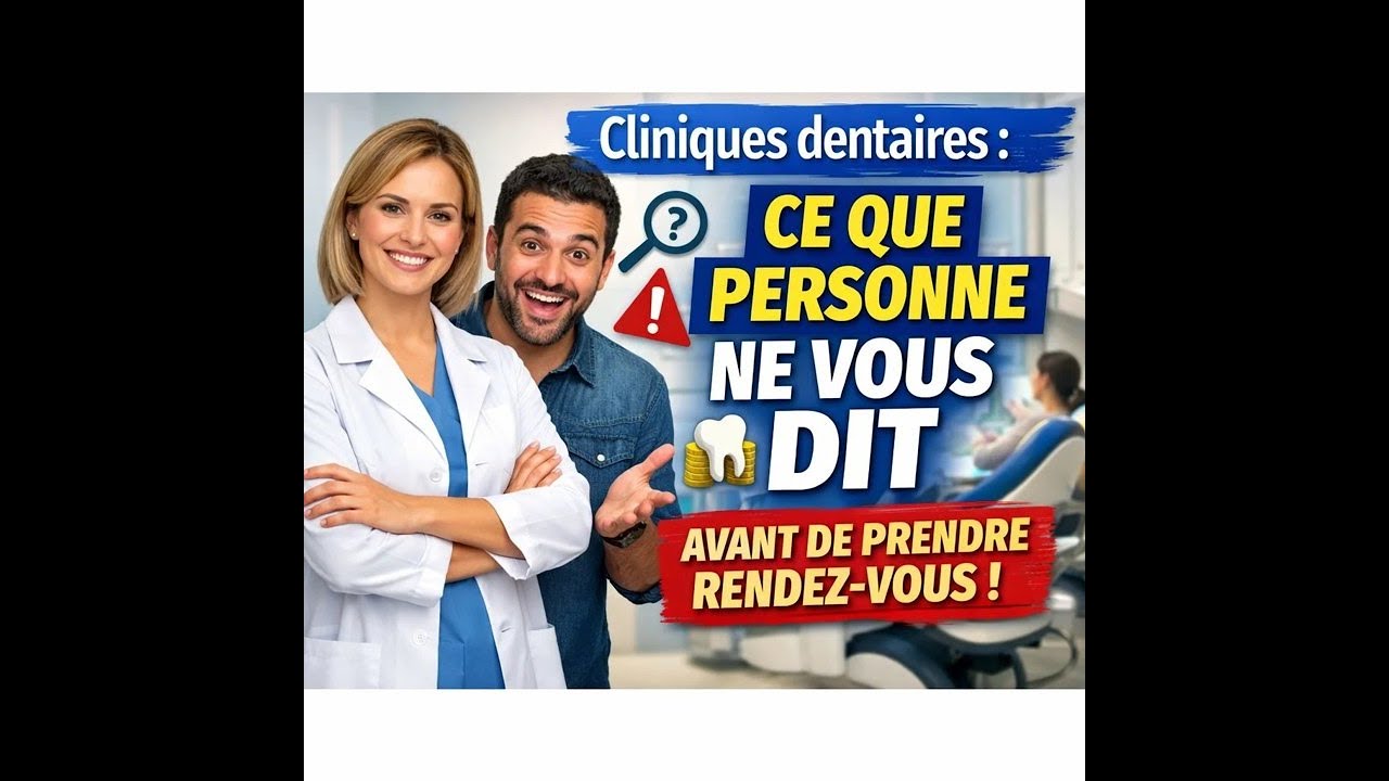 Cliniques dentaires : Ce que personne ne vous dit avant de prendre rendez-vous !
