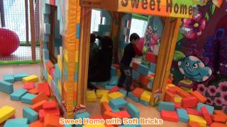 indoor playground equipment Sweet Home With Soft Bricks Cheer Amusement screenshot 5
