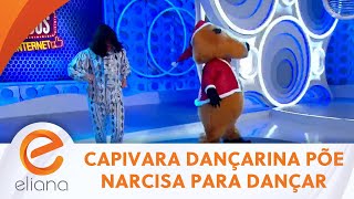 Capivara dançarina coloca Narcisa pra dançar com ela | Programa Eliana (05/05/24)