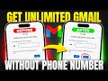 How To Create UNLIMITED GMAIL Accounts Without Phone Number! (2024)