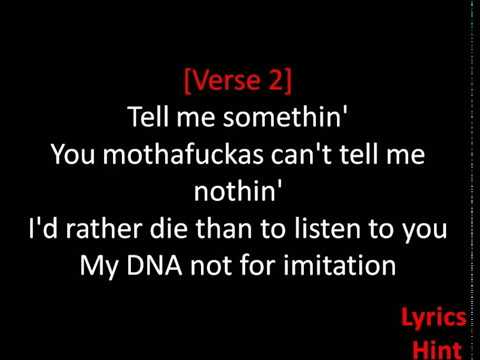 Kendrick lamar dna lyrics - YouTube