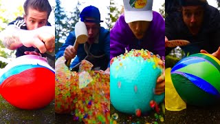 Reversed Ice Balloon Asmr More  chill satisfying ice asmrsounds asmr viral fyp fy