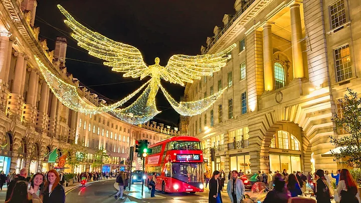 Best London Christmas Lights Tour 2025 ✨ Regent Street, Carnaby & Christmas Shop Windows 🎄 4K HDR