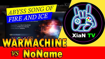 Warmachine vs NoName | Abyss Song of Fire and Ice | MU origin 2 |