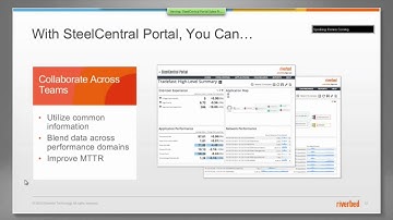 Riverbed SteelCentral Portal