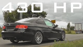 BMW 335i E92 - 430HP Acceleration Sound Onboard drive Bi
