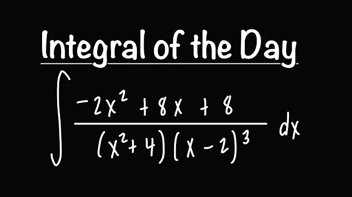 Integral of the Day: 3.4.23 | Partial Fraction Decomposition | Calculus 2 | Math with Professor V