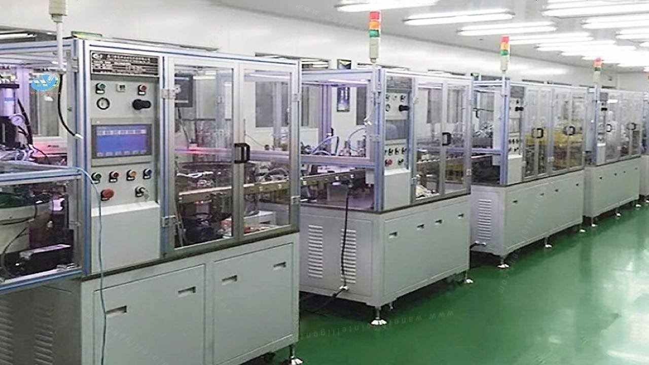 Relay Fully Automatic Assembly Line - YouTube