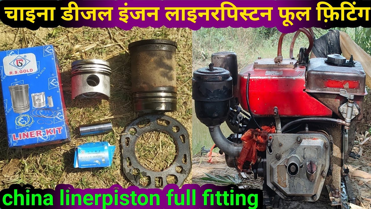 China diesel engine linerpiston full fitting  / china engine Kaise linerpiston fitting Karen 