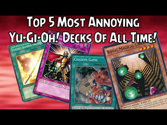 Top 5 Most Annoying Yu-Gi-Oh! Decks of All Time! - YouTube