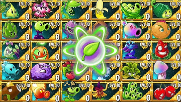 PvZ 2 Every SUPER Team Plant Max Level Power Up Vs Team Dark Ages Zombie Level 10