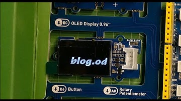 Grove Beginner Kit for Arduino Scrolling Message