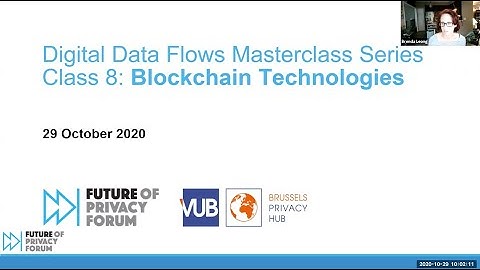 Digital Data Flows Masterclass 8: Blockchain Technology