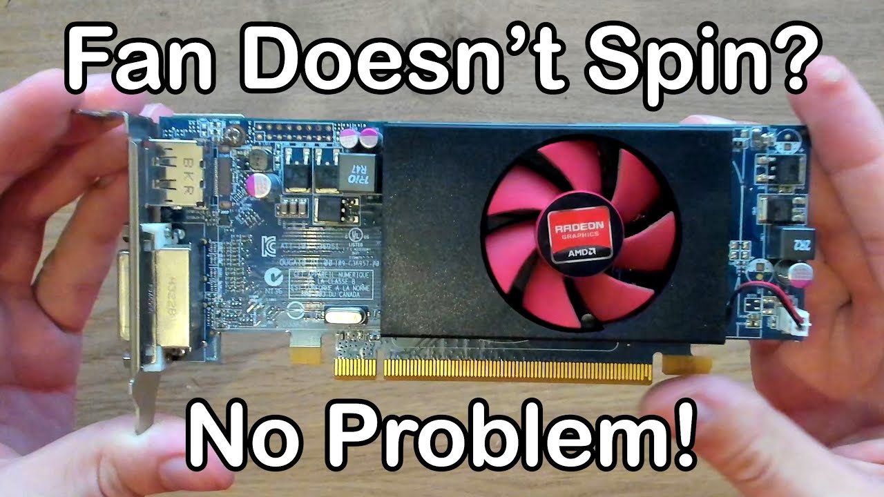 My GPU Fan Won't Spin - This Is How I Fixed It - YouTube