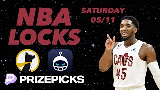 PRIZEPICKS NBA SATURDAY 5/11/24 (INSANE RUN) FREE PICKS BEST PLAYER PROPS  PARLAY PROP BETS