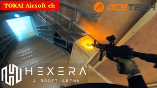 【サバゲー】ACETECHトレーサーのマズルフラッシュでインドアCQBを楽しむ【HEXERA】ヘクセラ CAT AR-15