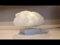 Mini floating thundercloud (homemade floating cloud with lightning)
