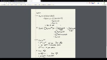 ECE6303 Probability and Stochastic Processes Spring 2019 HW11 Problem1
