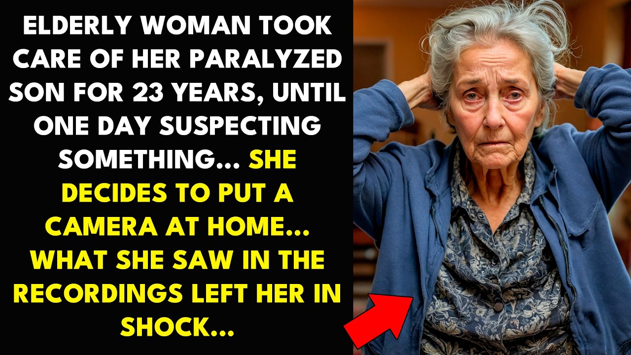 Outline Video ELDERLY WOMAN TOOK CARE OF HER PARALYZED SON FOR 23 YEARS... UNTIL ONE DAY SUSPECTING SOMETHING...