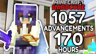 I got 1,000 Advancements in Hardcore Minecraft (Blaze and Caves Montage)