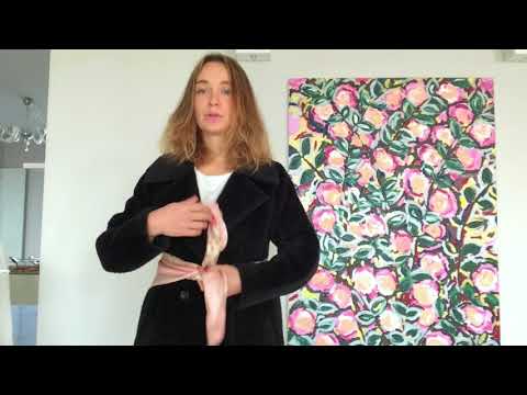 Как использовать шарф как пояс