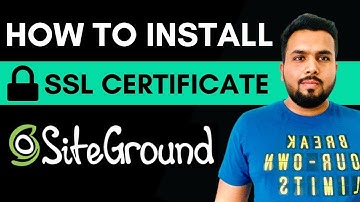 How to Install a Free SSL Certificate by Siteground | Wordpress Tutorial for Beginners