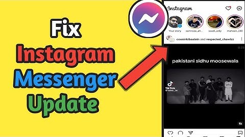 Fix instagram messenger update not showing | messenger icon missing android & ios - 2023