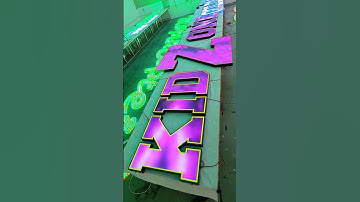 The luminous word effect is so amazing.#ledsign #signage #signboard #sign #signdesign