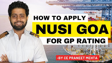 NUSI Goa GP Rating Course Admission Process | Eligibility Criteria 2025 | @officialsmvdacademy