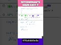 What&#39;s the BIGGEST mistake students make with DETERMINANTS in CBSE 12?